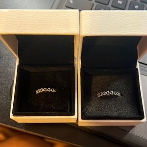 Pandora band of hearts ring size 7